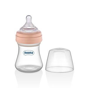 Mooma Kindy Biberon 150 ml 0-6 Ay Pembe