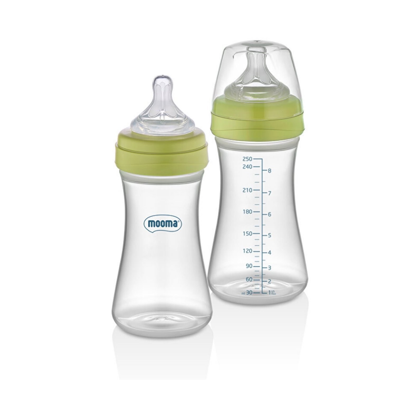 Mooma Kindy Biberon 250 ml 18+ Ay Yeşil