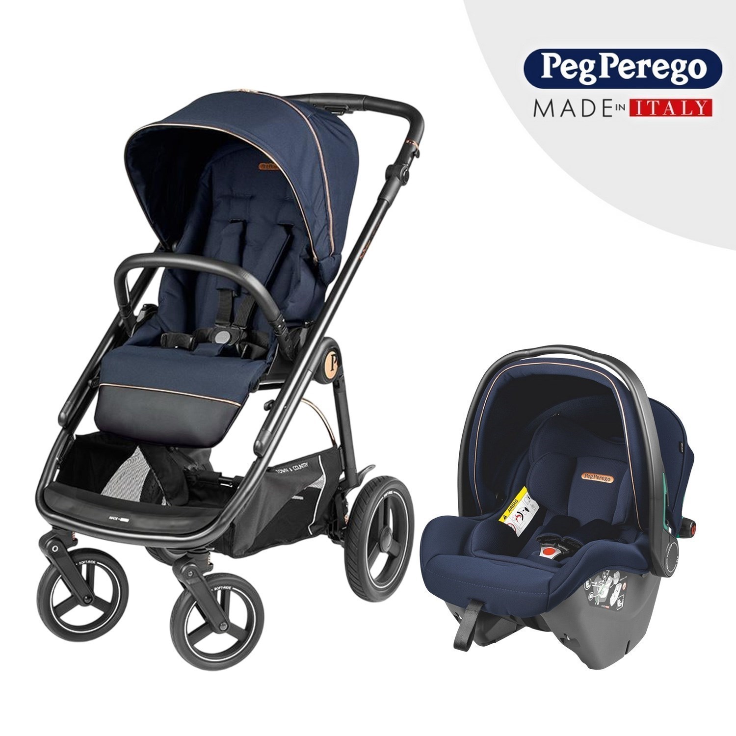 Peg Perego Veloce TC SLK Travel Bebek Arabası Blue Shine