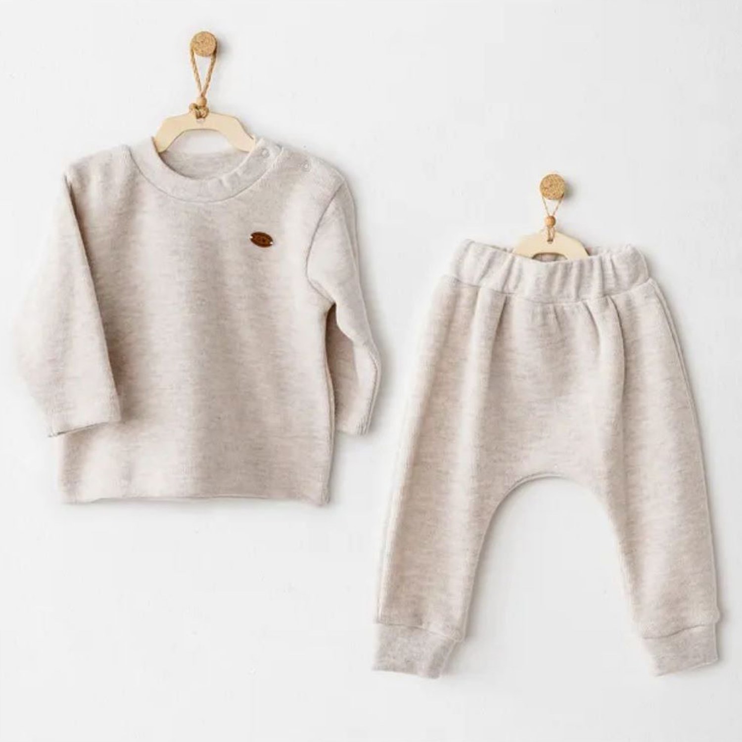 Andywawa 2'li Bebek Takım AC26213 Bej