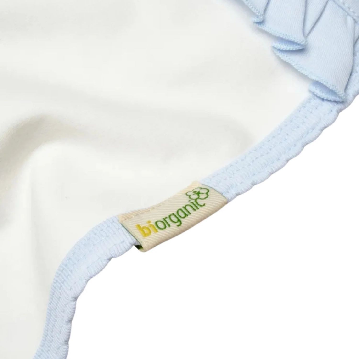 Biorganic Love Floral Bebek Battaniye 85x90 CM 64733 Ekru-Lila