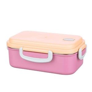Titiz Plastik Aura 2 Bölmeli Beslenme Kabı 150-300 Ml Pembe