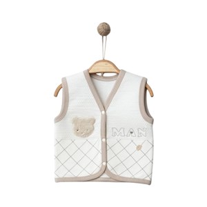 Gaye Bebe Bebek Yelek 4478 Ekru