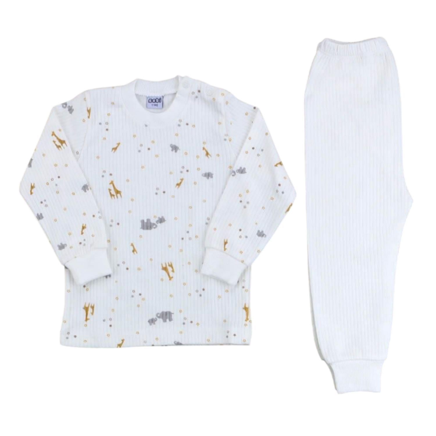 Sebi Bebe Prime Pijama Takımı 2422 Krem