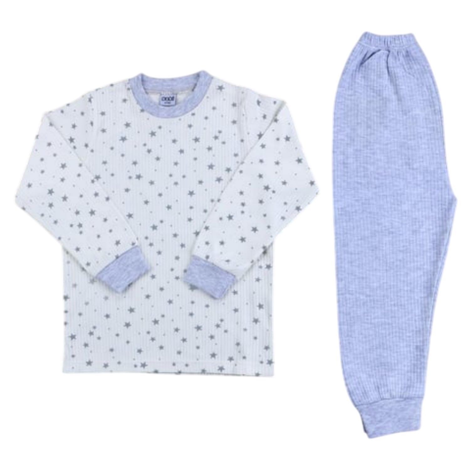Sebi Bebe Yıldızlı Pijama Takım 9165 Gri