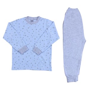 Sebi Bebe Yıldızlı Pijama Takım 9165 Mavi