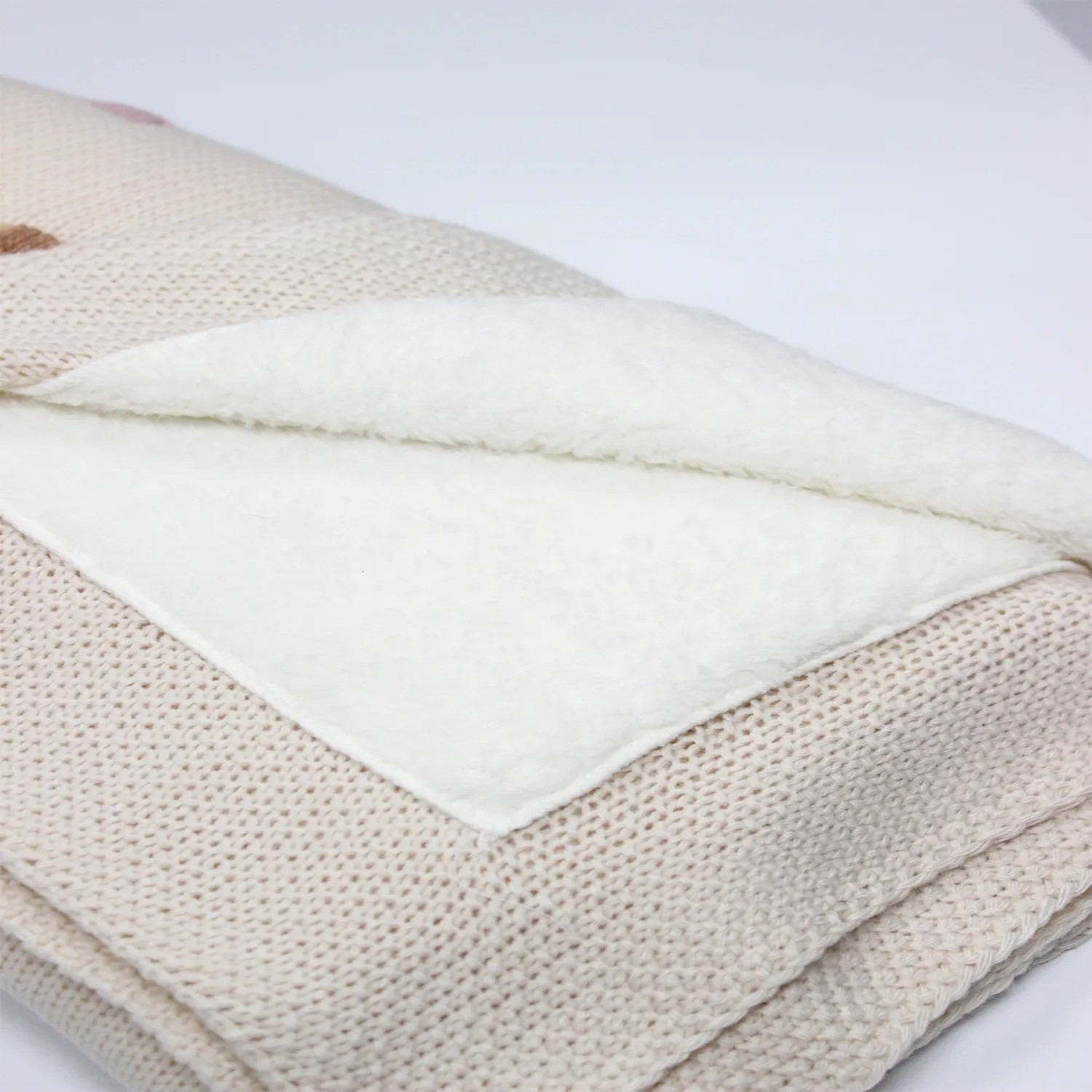 Bistyle Welsoft Triko Battaniye 80x95 Cm 70121 Taş-Pudra