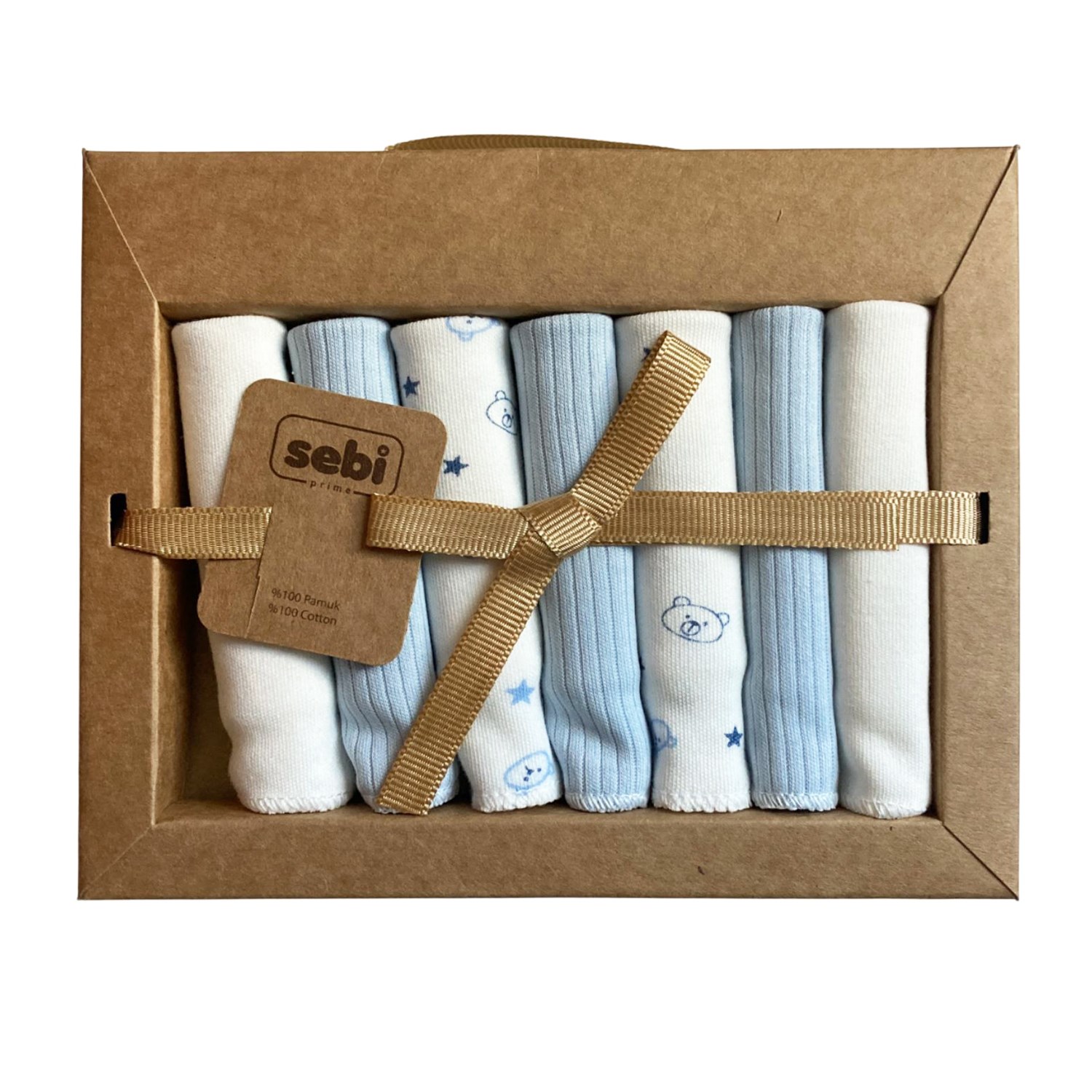 Sebi Bebe Müslin Bebek Ağız Mendili 7'li 2009