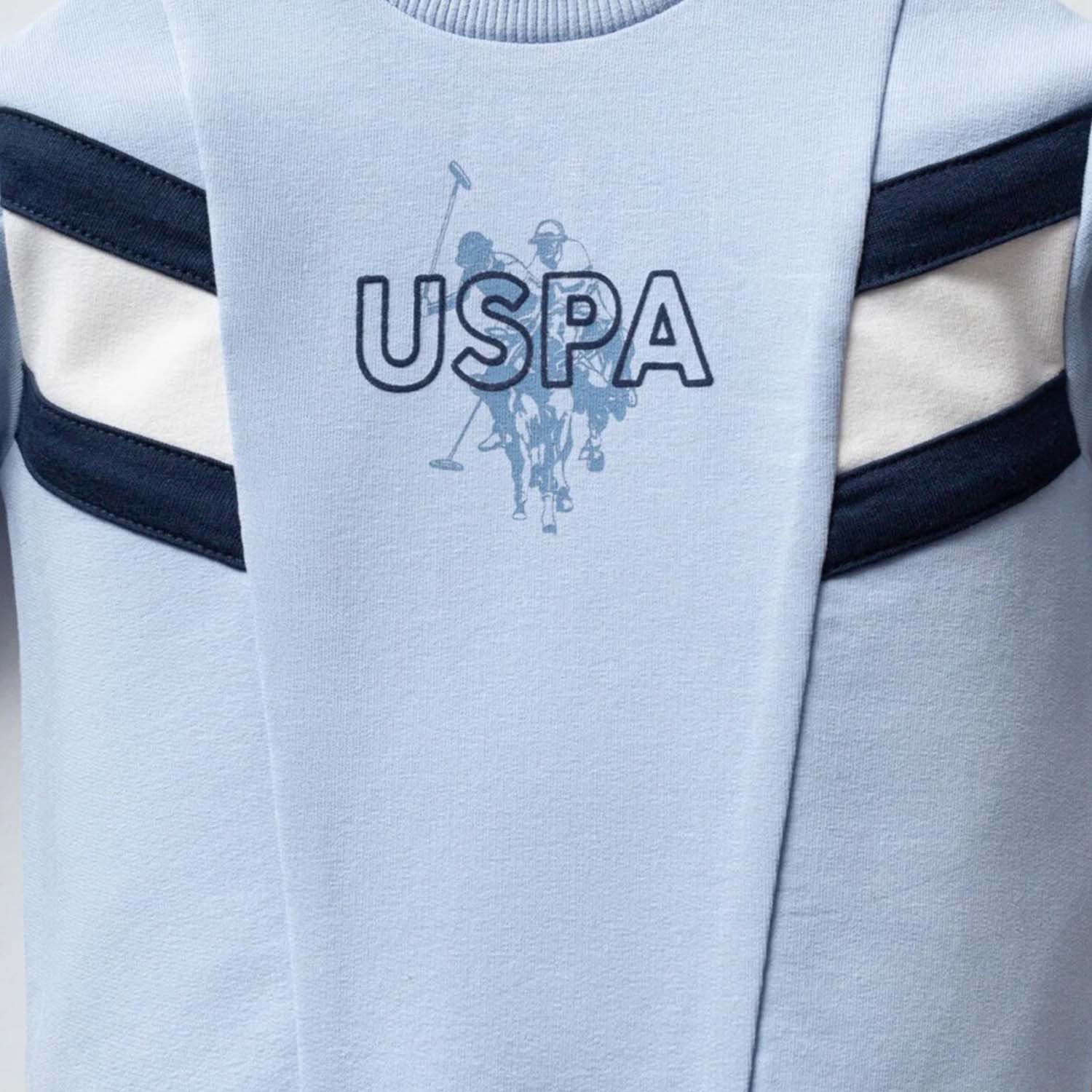 U.S. Polo Assn 2'li Bebek Takım USB2535 Mavi