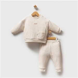 Tongs Baby 2'li Bebek Takım 5613 Ekru