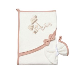Biorganic Bebek Havlu 85x95 Cm 66486 Açık Bej