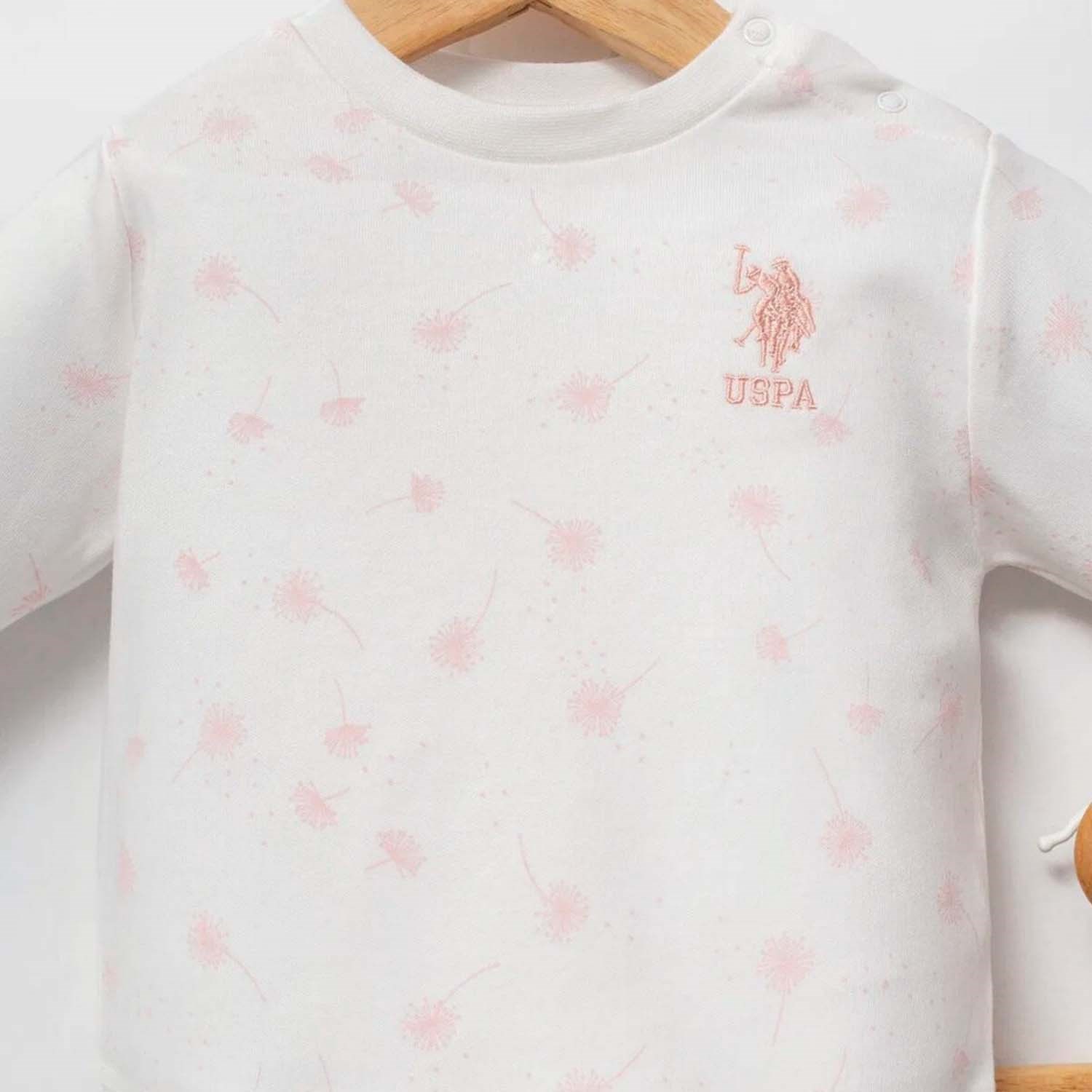 U.S. Polo Assn 2'li Bebek Takımı 2648 Beyaz