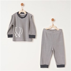 Andywawa 2'li Bebek Takım AC26350 Gri