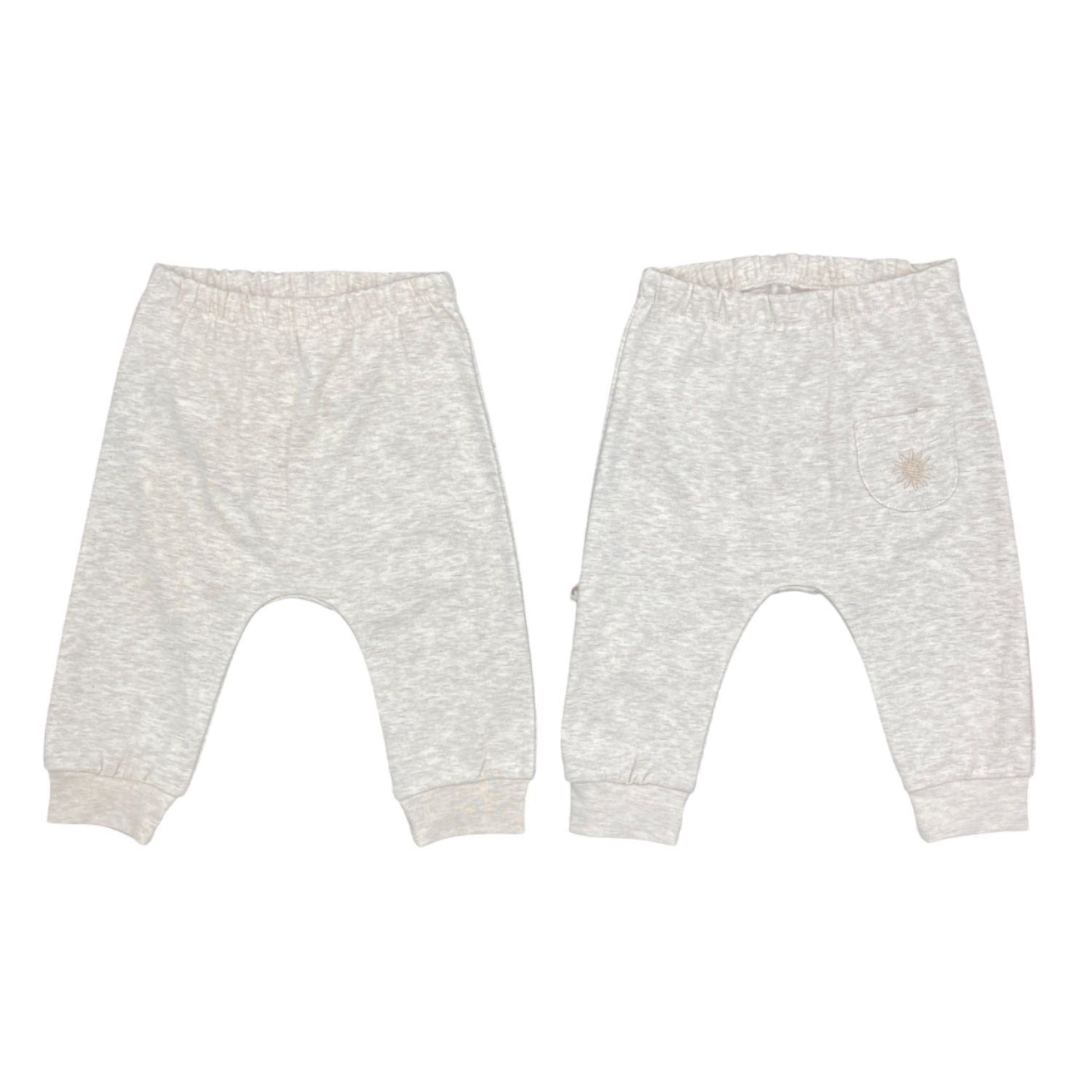 Caramell 2'li Patiksiz Bebek Pantolonu 1432 Gri