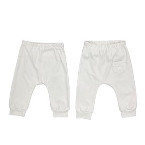 Caramell 2'li Patiksiz Bebek Pantolonu 1432 Bej-Melaj