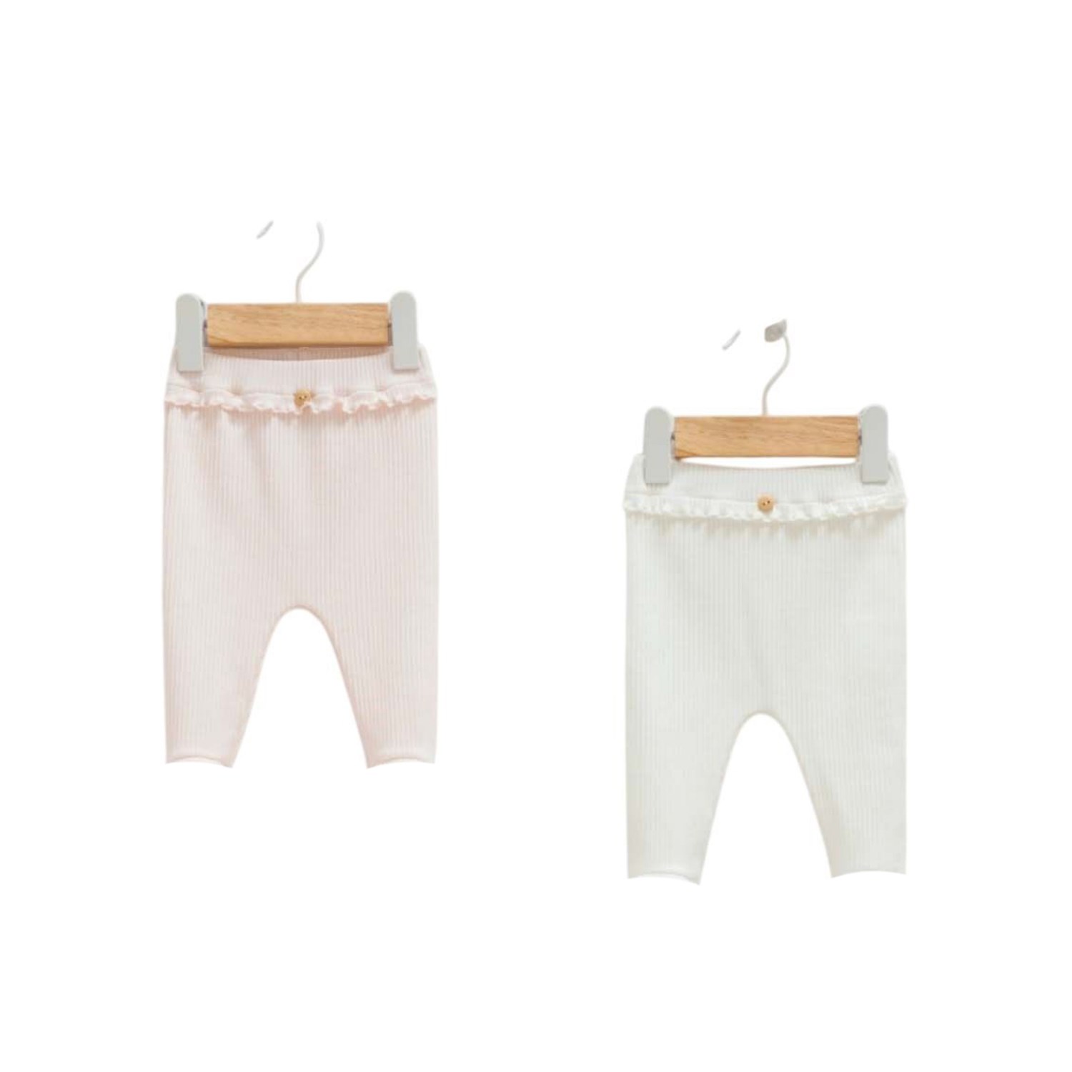 Caramell Patiksiz Bebek Pantolonu 1280 Pembe