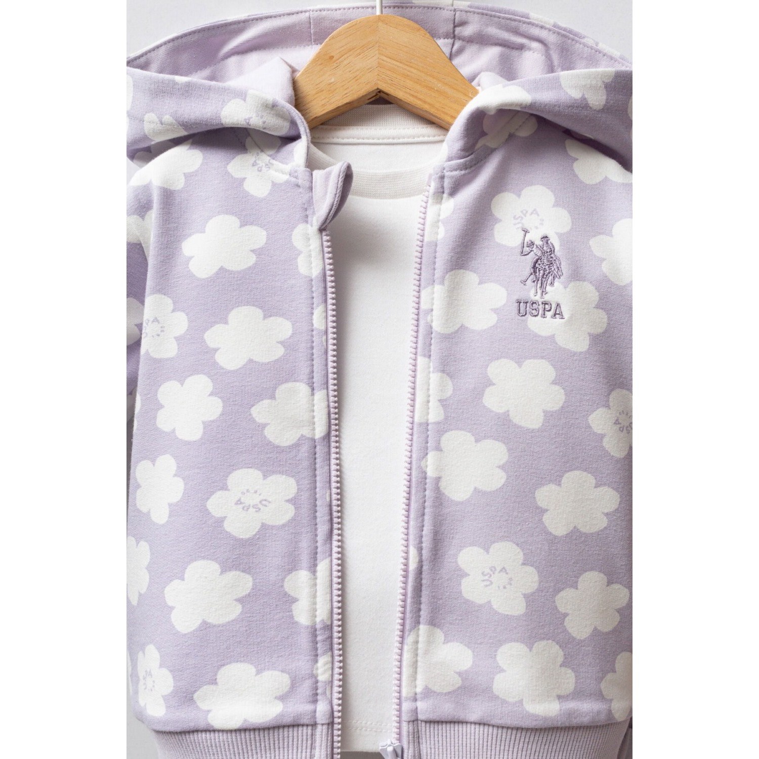 U.S. Polo Assn 3'lü Takım 2771 Lila