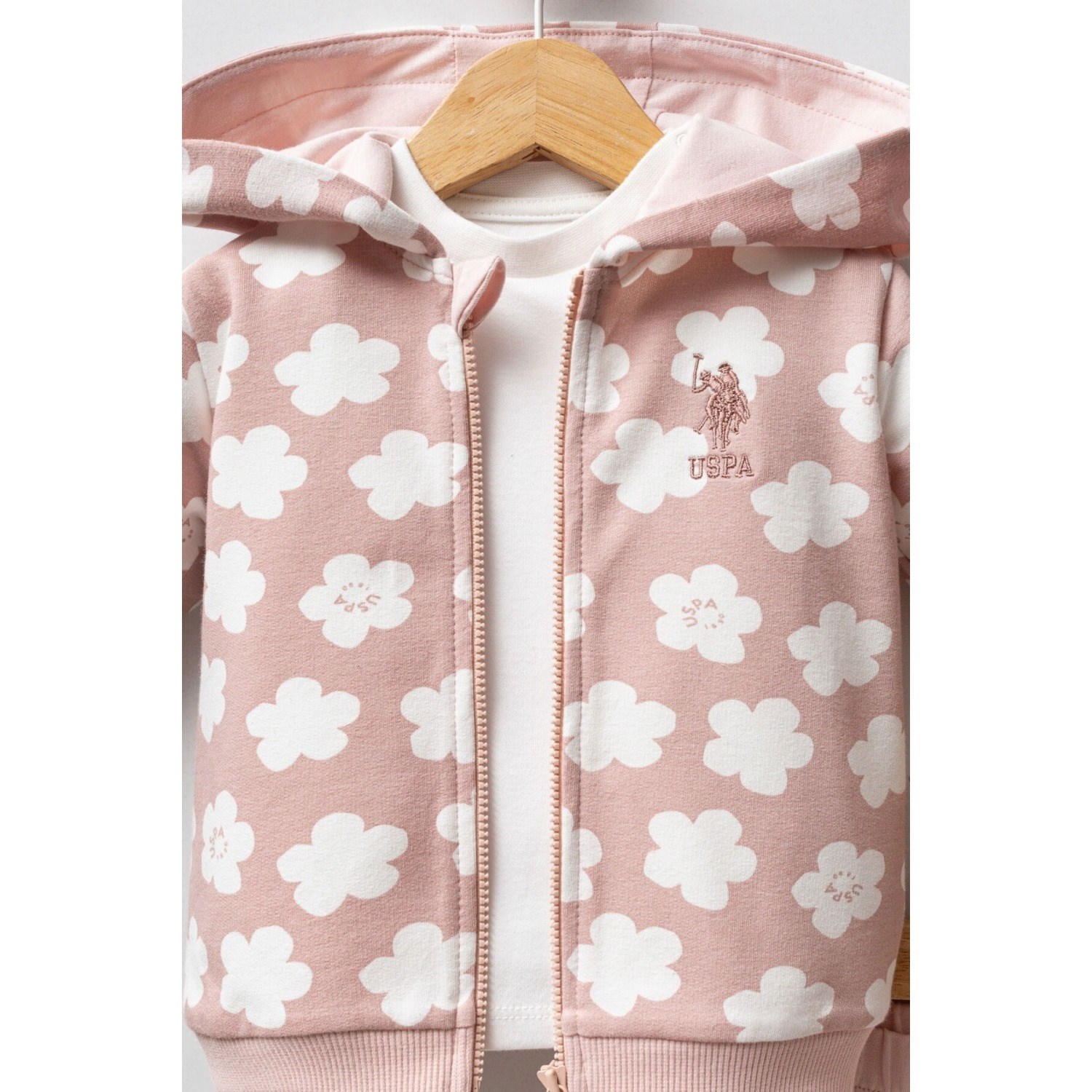 U.S. Polo Assn 3'lü Takım 2771 Pudra