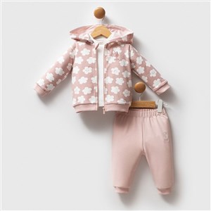 U.S. Polo Assn 3'lü Takım 2771 Pudra