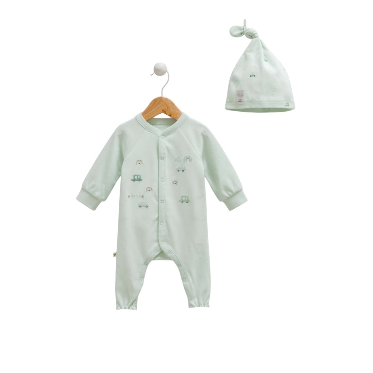 Caramell Patiksiz Bebek Tulum 1195 Yeşil
