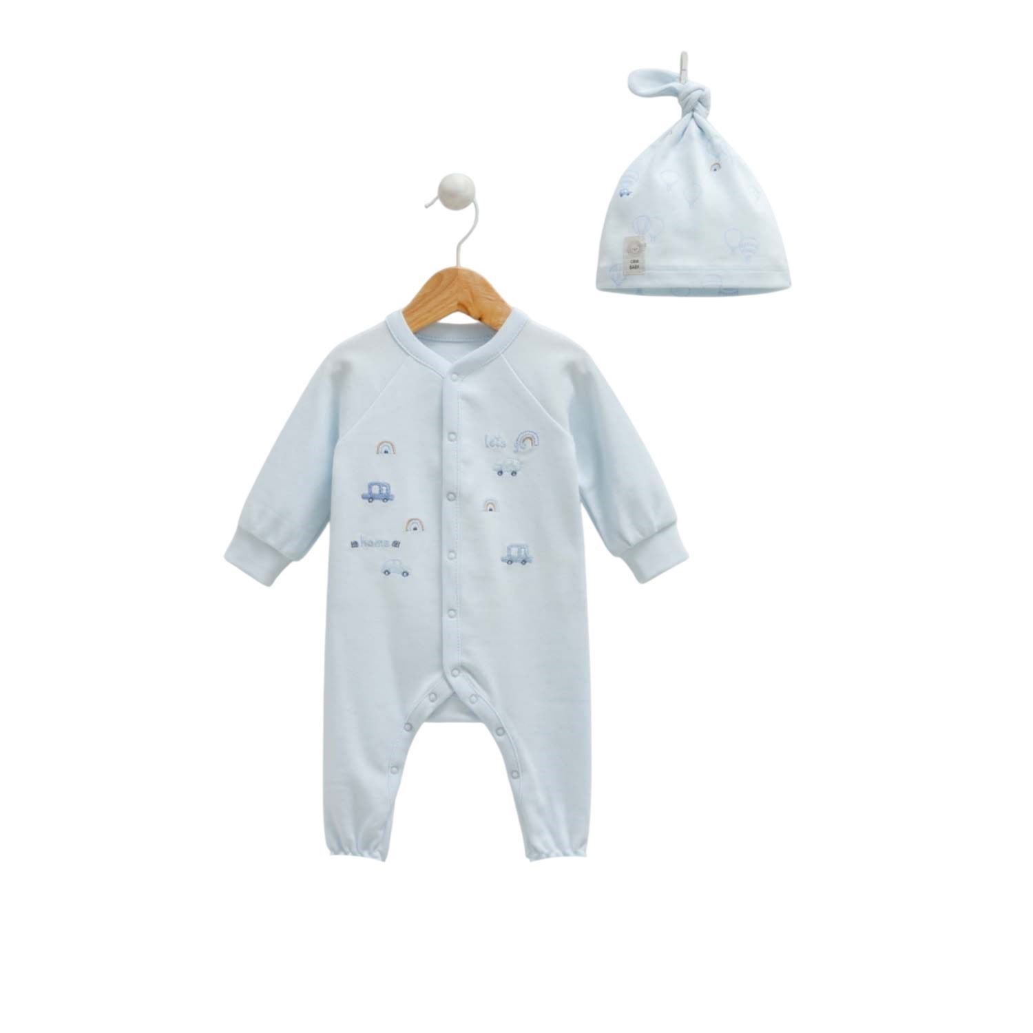 Caramell Patiksiz Bebek Tulum 1195 Mavi
