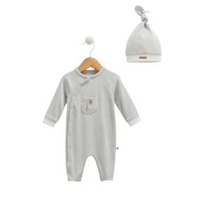 Caramell Patiksiz Bebek Tulum 1258 Gri