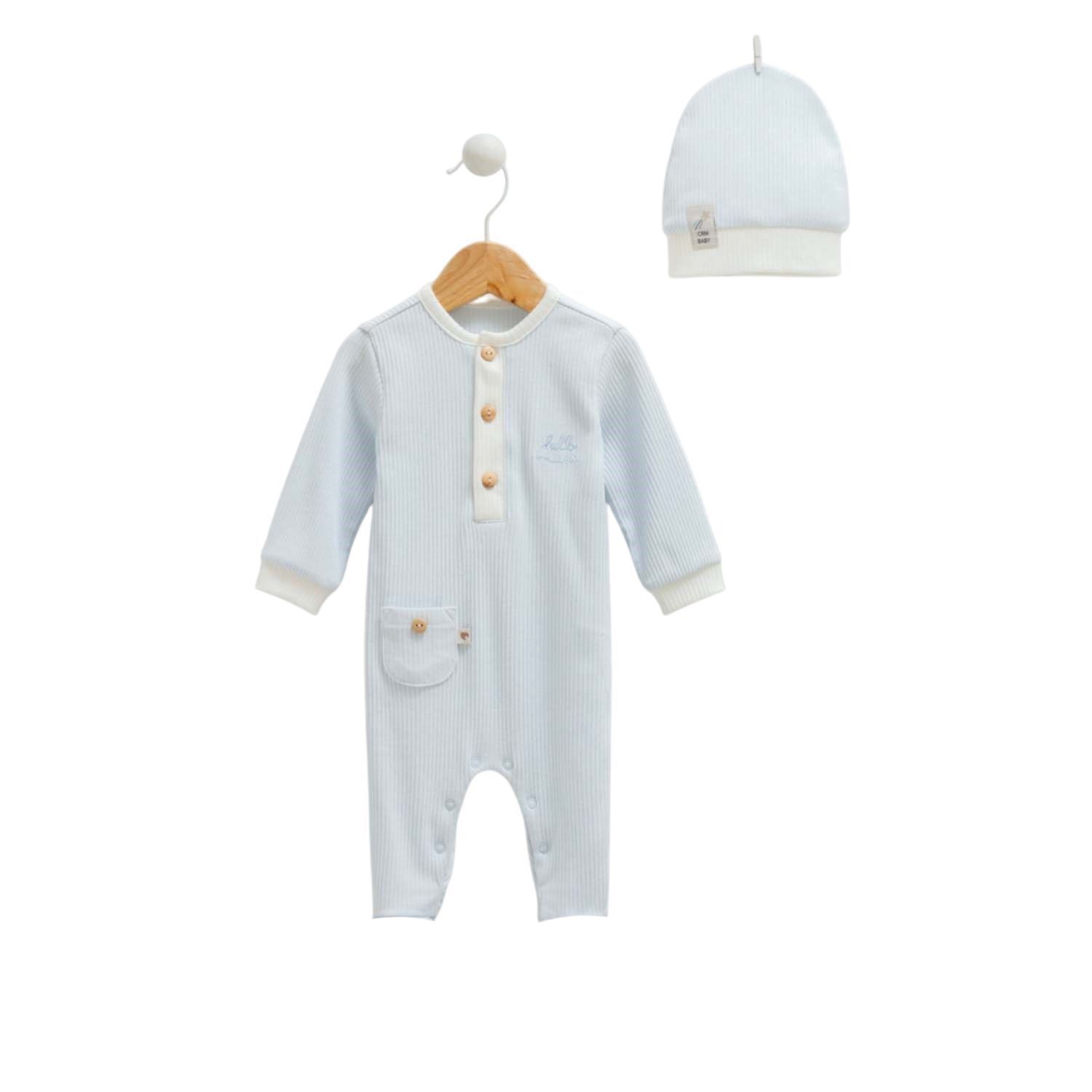 Caramell Patiksiz Bebek Tulum 1259 Mavi