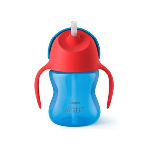 Philips Avent Desenli Pipetli Bardak 200 Ml 74SCF796 Mavi