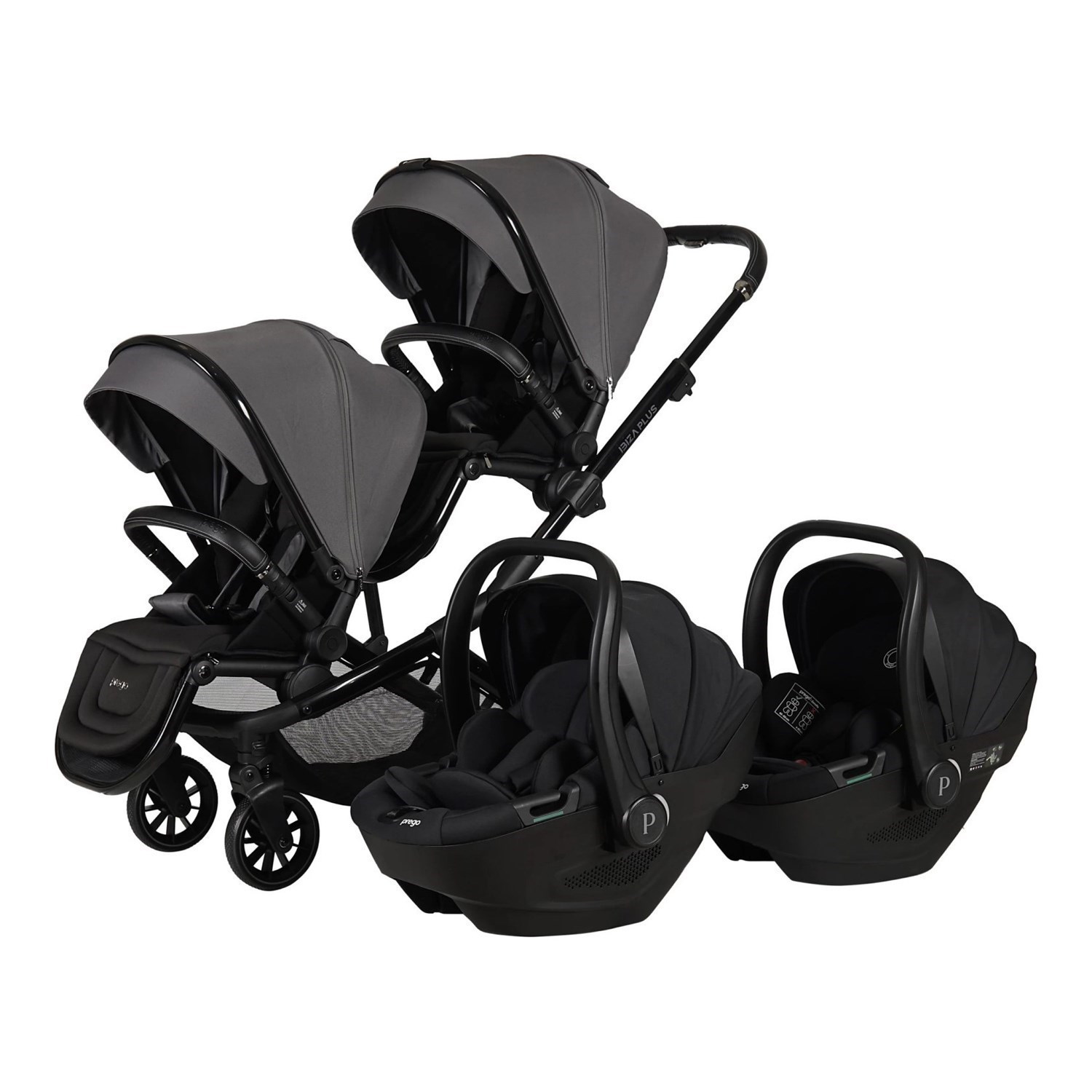 Prego İbiza Plus İ- Size Travel Sistem İkiz Bebek Arabası 2420