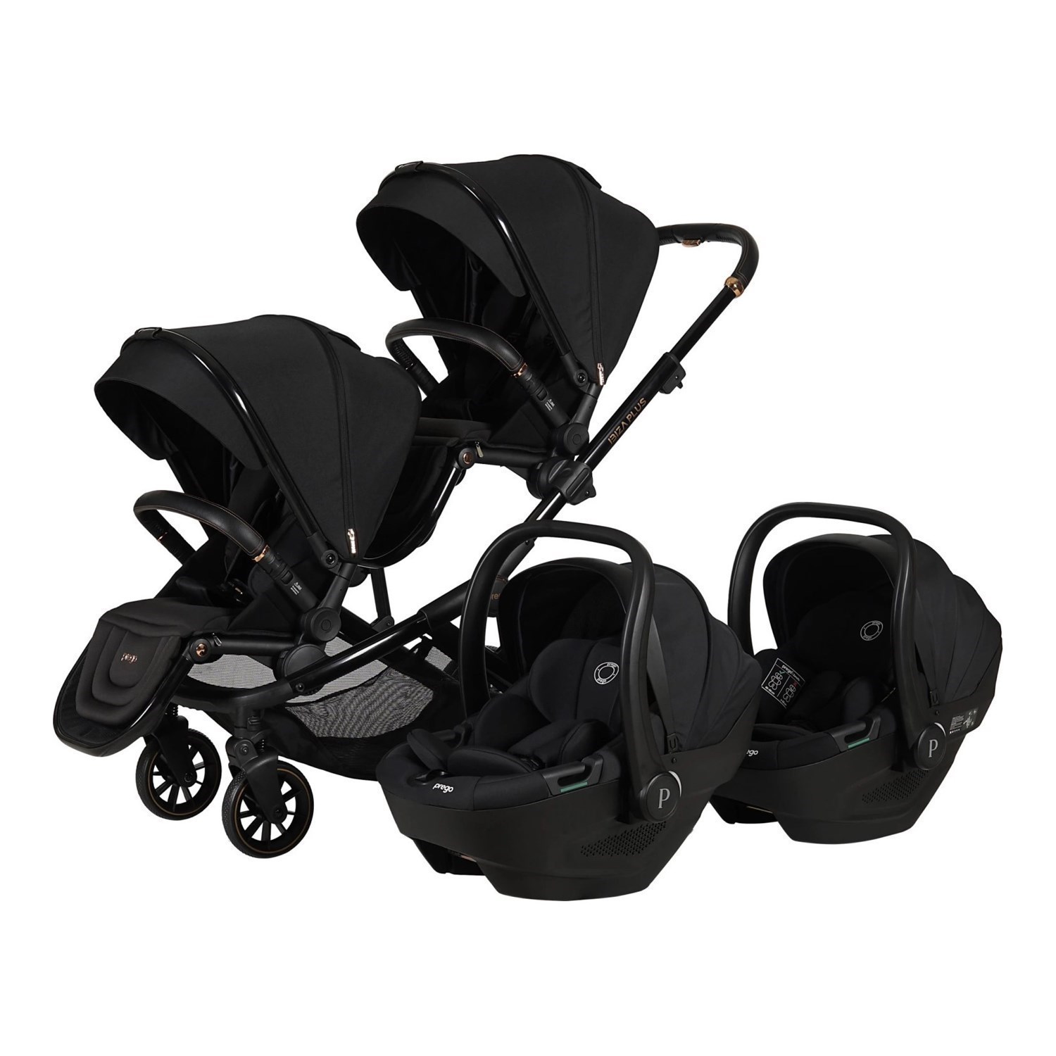 Prego İbiza Plus İ- Size Travel Sistem İkiz Bebek Arabası 2420