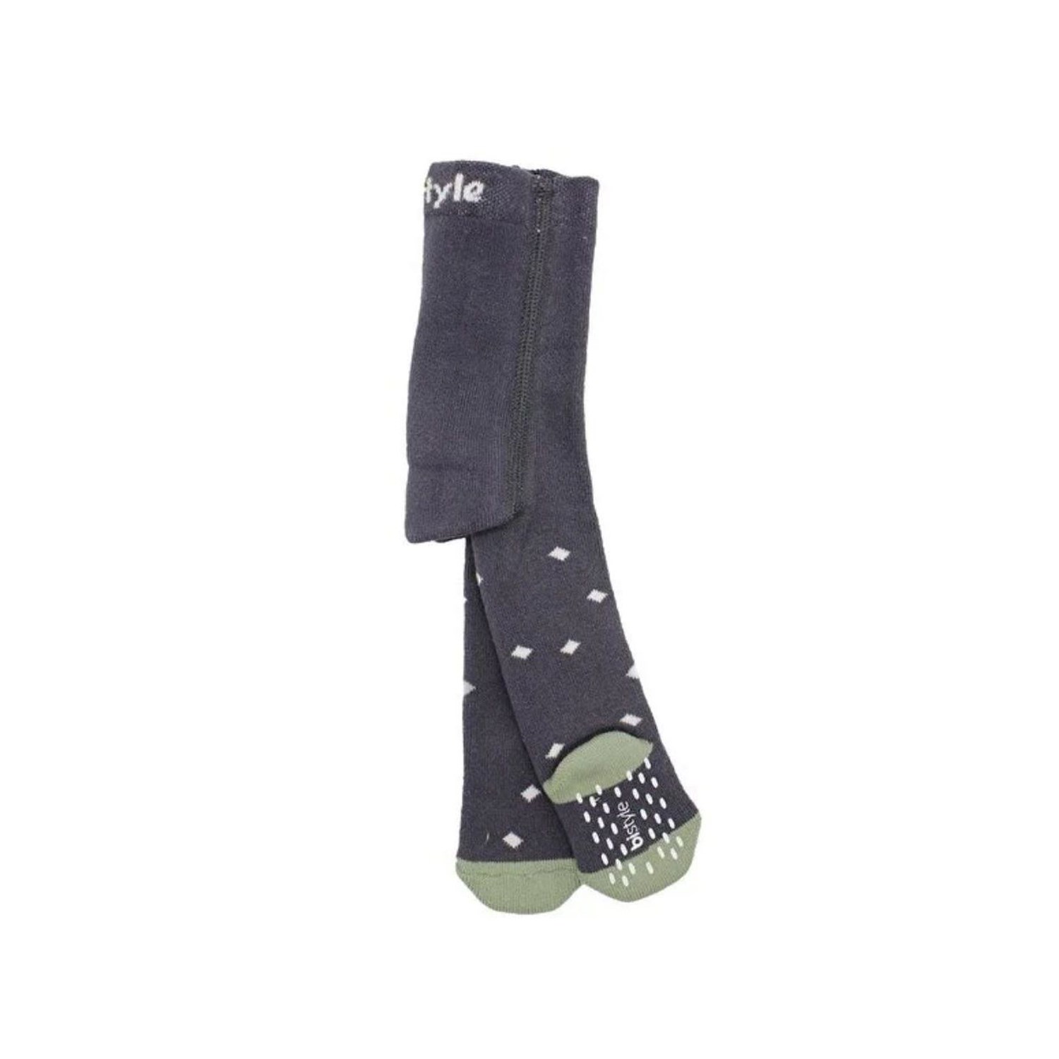 Bistyle Tekli Puanlı Kaymaz Havlu Külotlu Çorap 50502 Antrasit