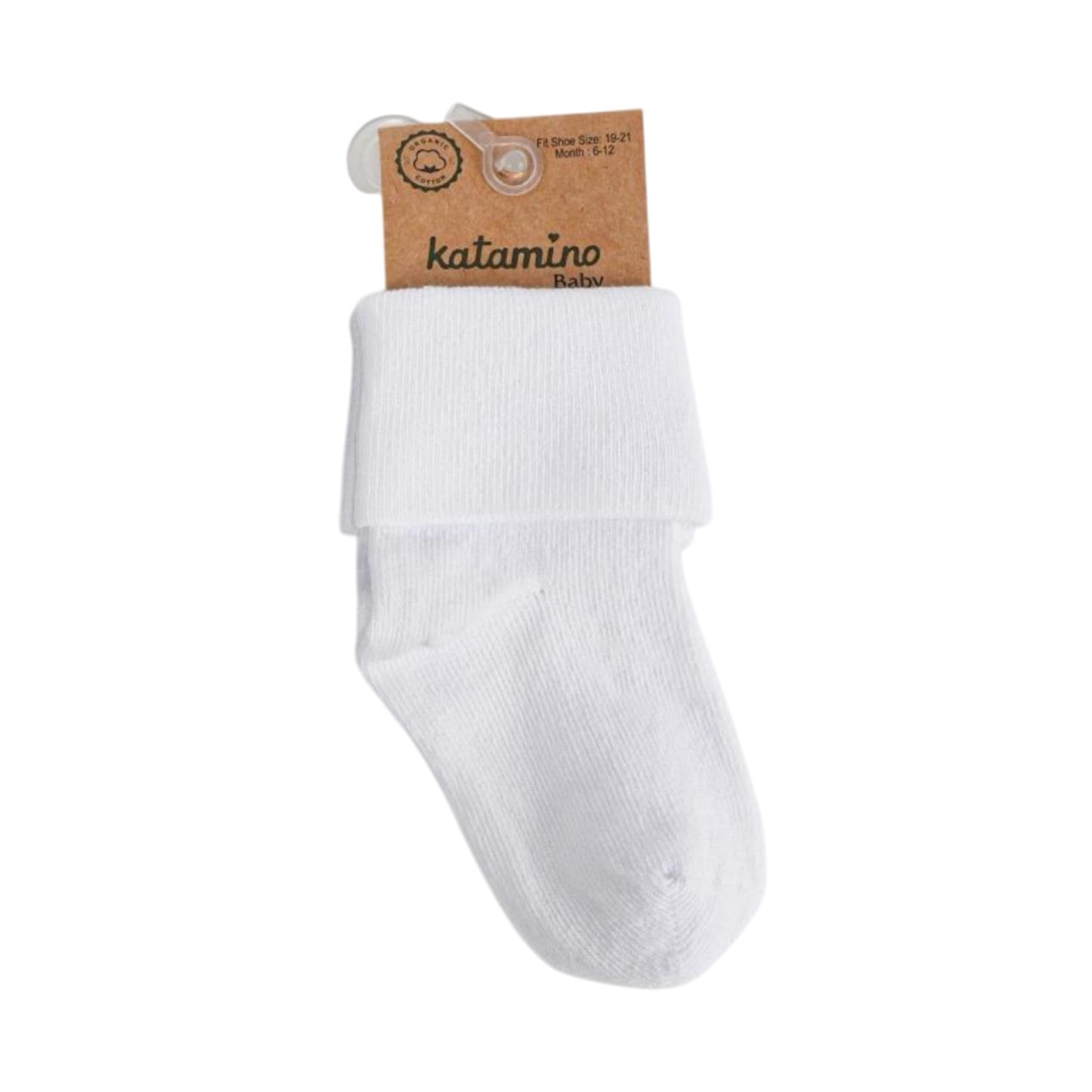 Katamino Erkek Bebek Çorap 46281 Beyaz