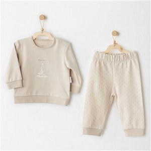 Andywawa 2'li Bebek Takım AC26062 Bej