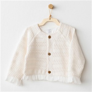 Andywawa Bebek Ceket AC26137 Ekru
