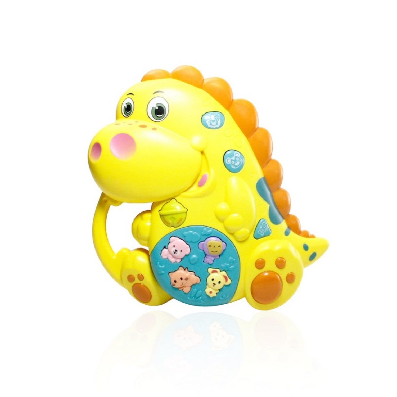 Vardem Işıklı ve Müzikli Dinozor Bebek Piyanosu 