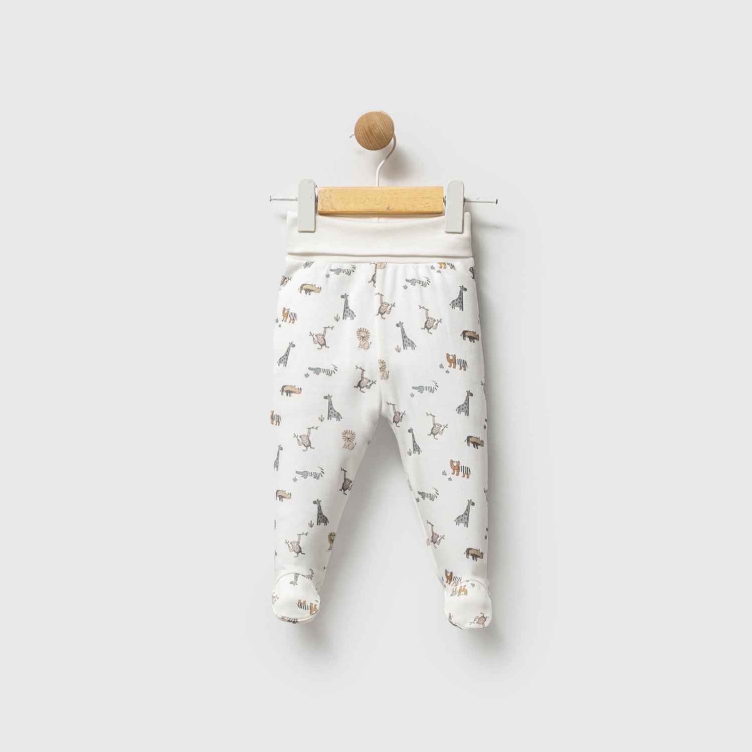 Tiffany Baby Patikli Bebek Pantolonu 32007 Ekru
