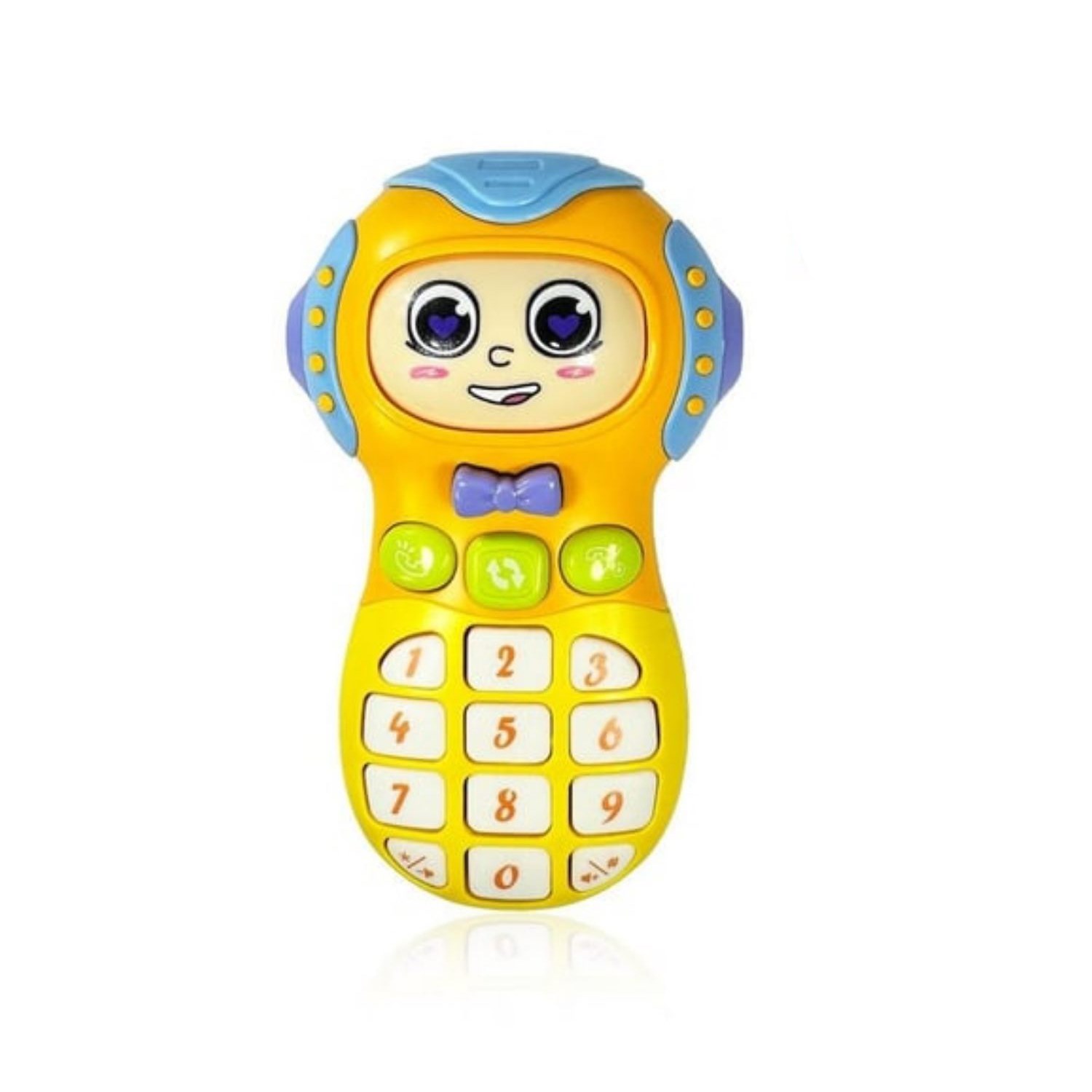 Vardem Işıklı ve Müzikli Cep Telefonu Piyano Sarı