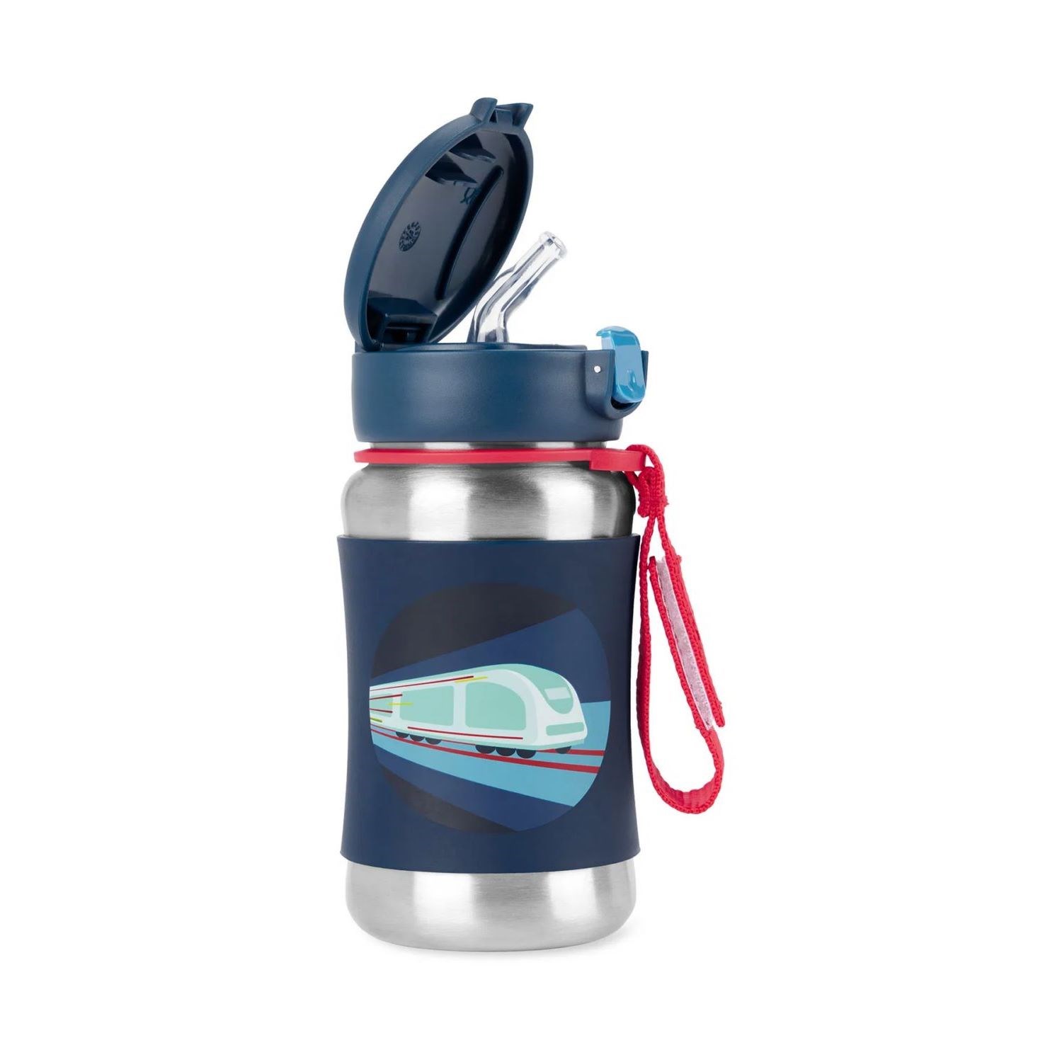 Skip Hop Spark Style Paslanmaz Çelik Suluk 350 Ml Lacivert