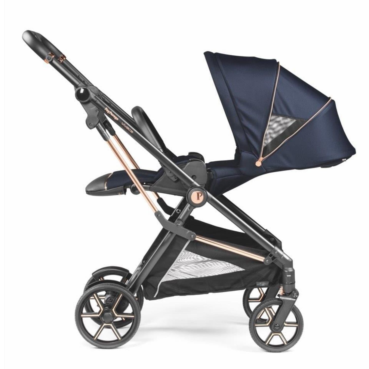 Peg Perego New Vivace Travel Sistem Bebek Arabası Blue Shine