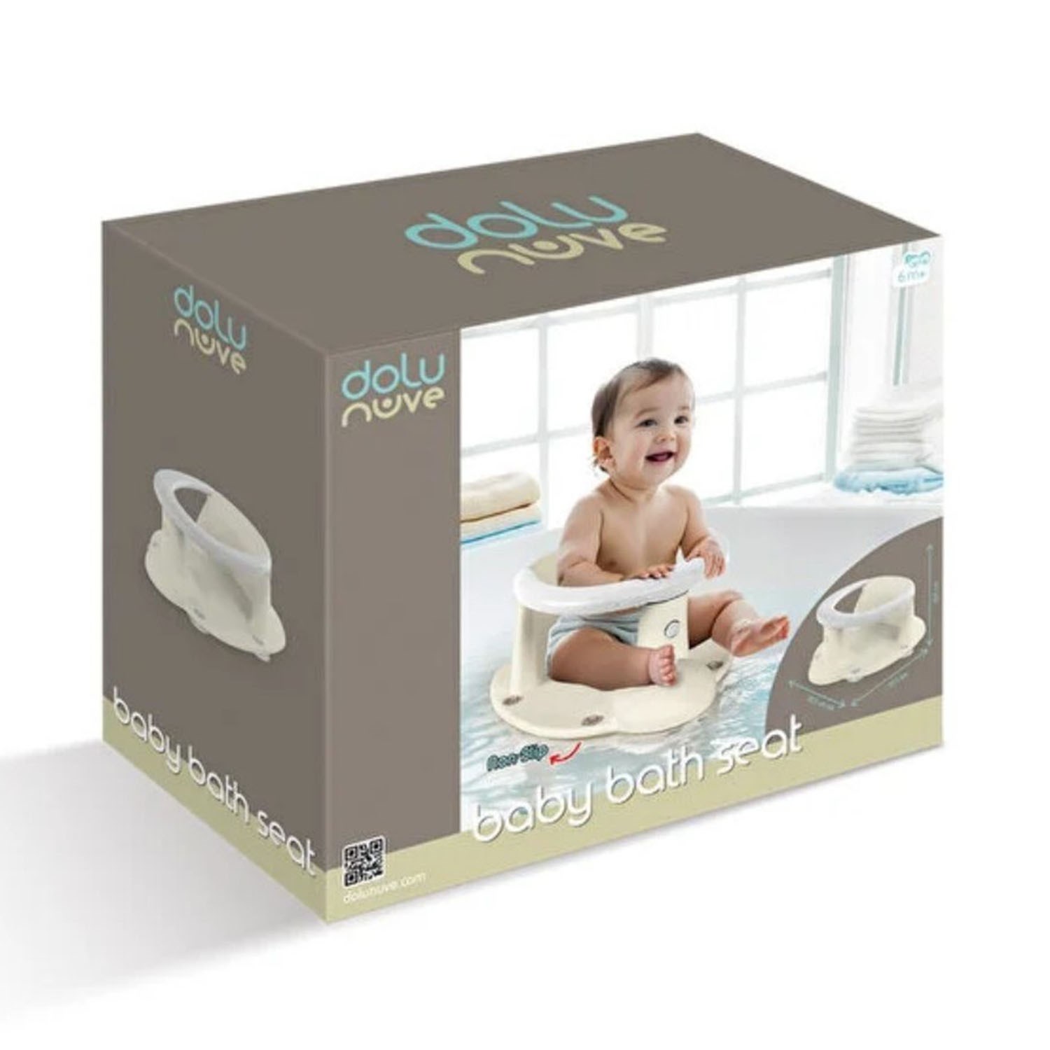Dolu Nuve Bebek Banyo Oturağı Bej
