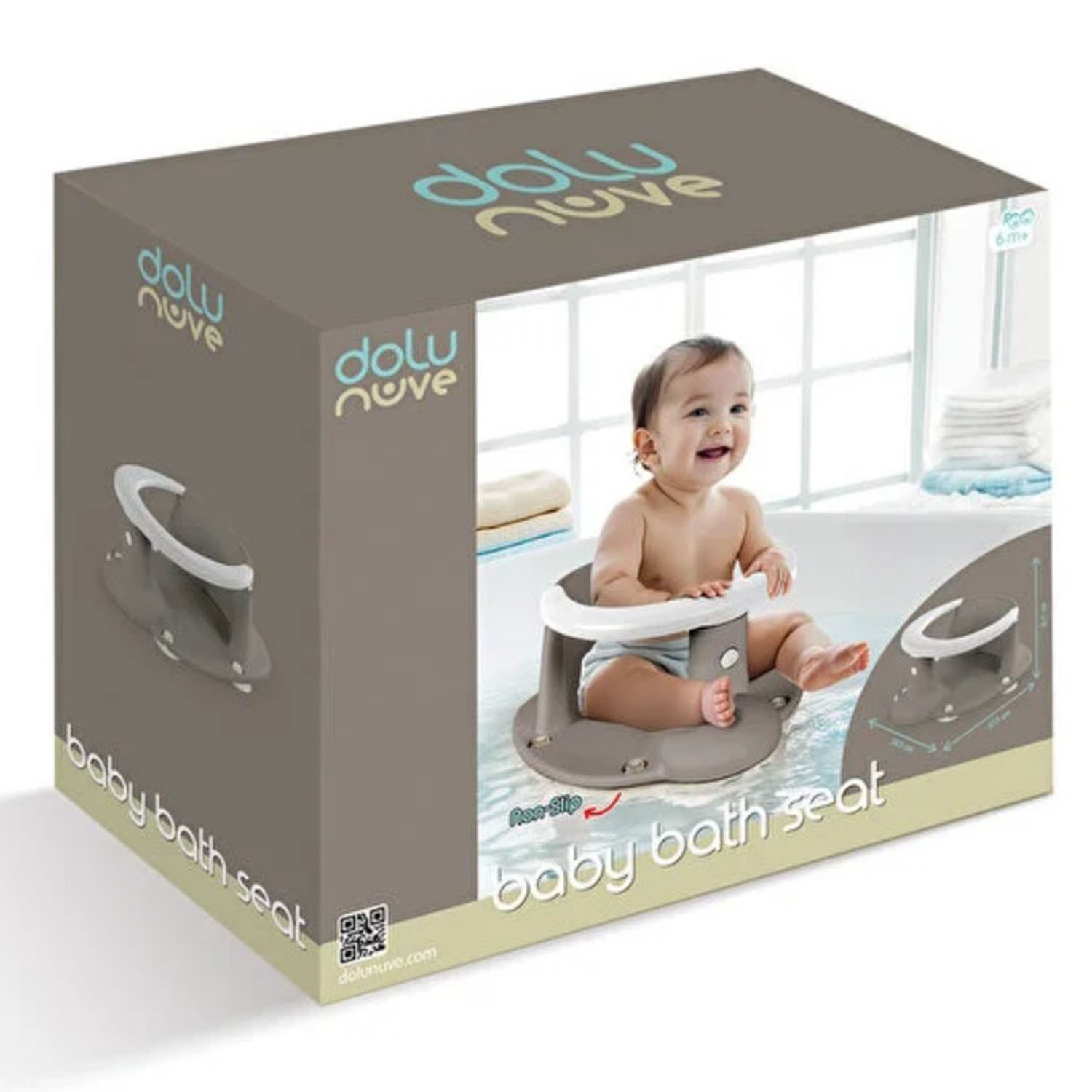 Dolu Nuve Bebek Banyo Oturağı Gri