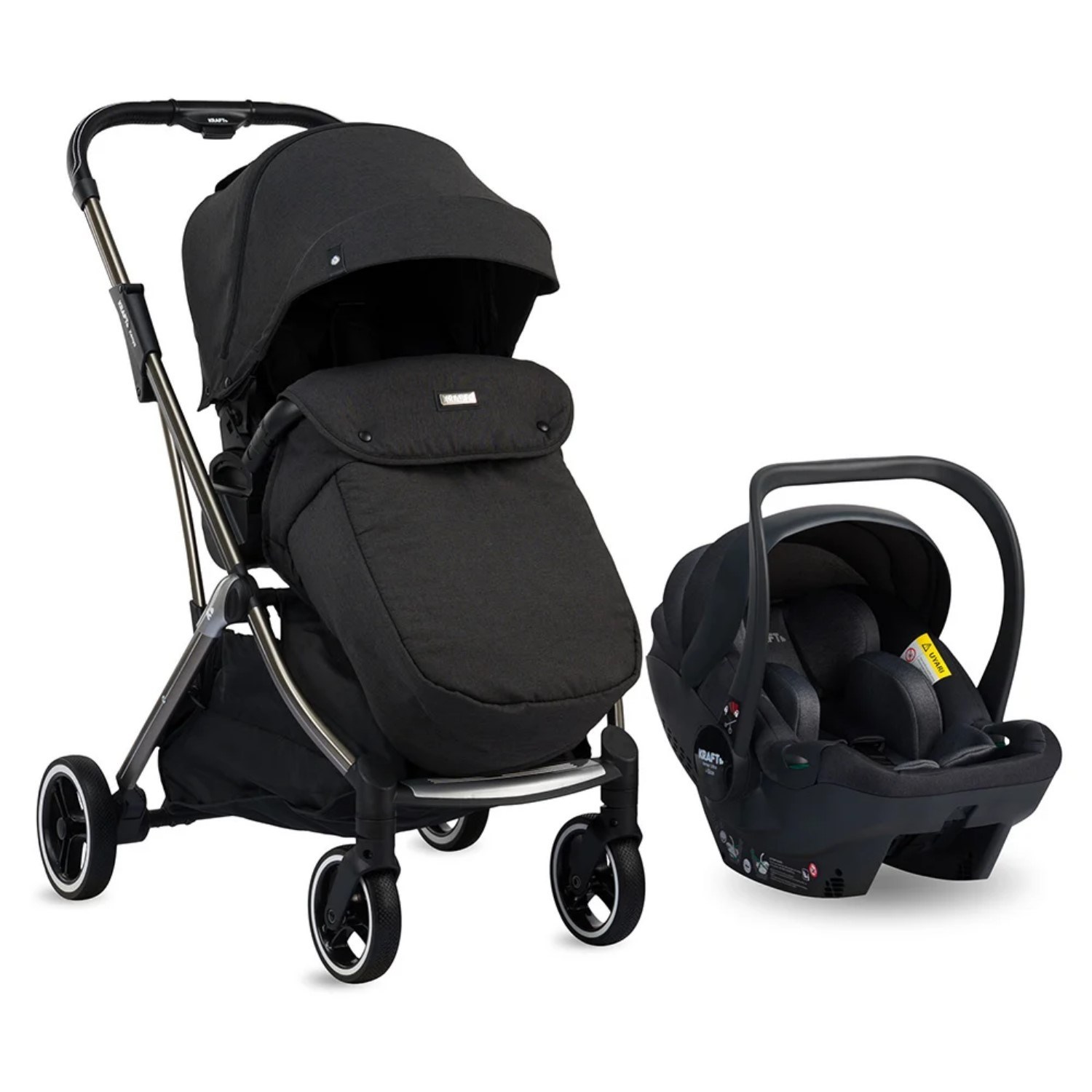 Kraft Kenya i-Size Travel Sistem Bebek Arabası Black