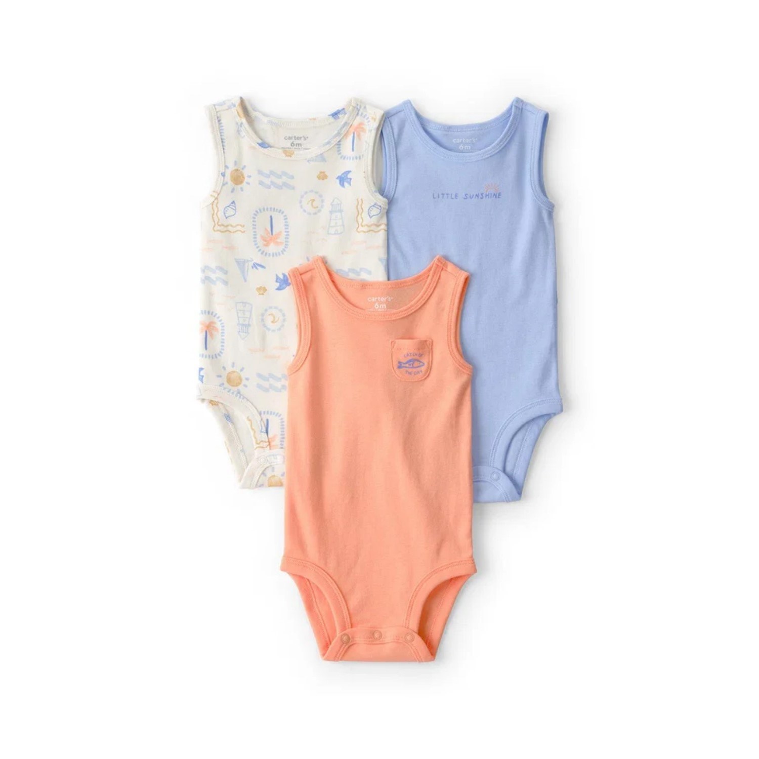 Carter's Layette Erkek Bebek 3'lü Body 1U612310