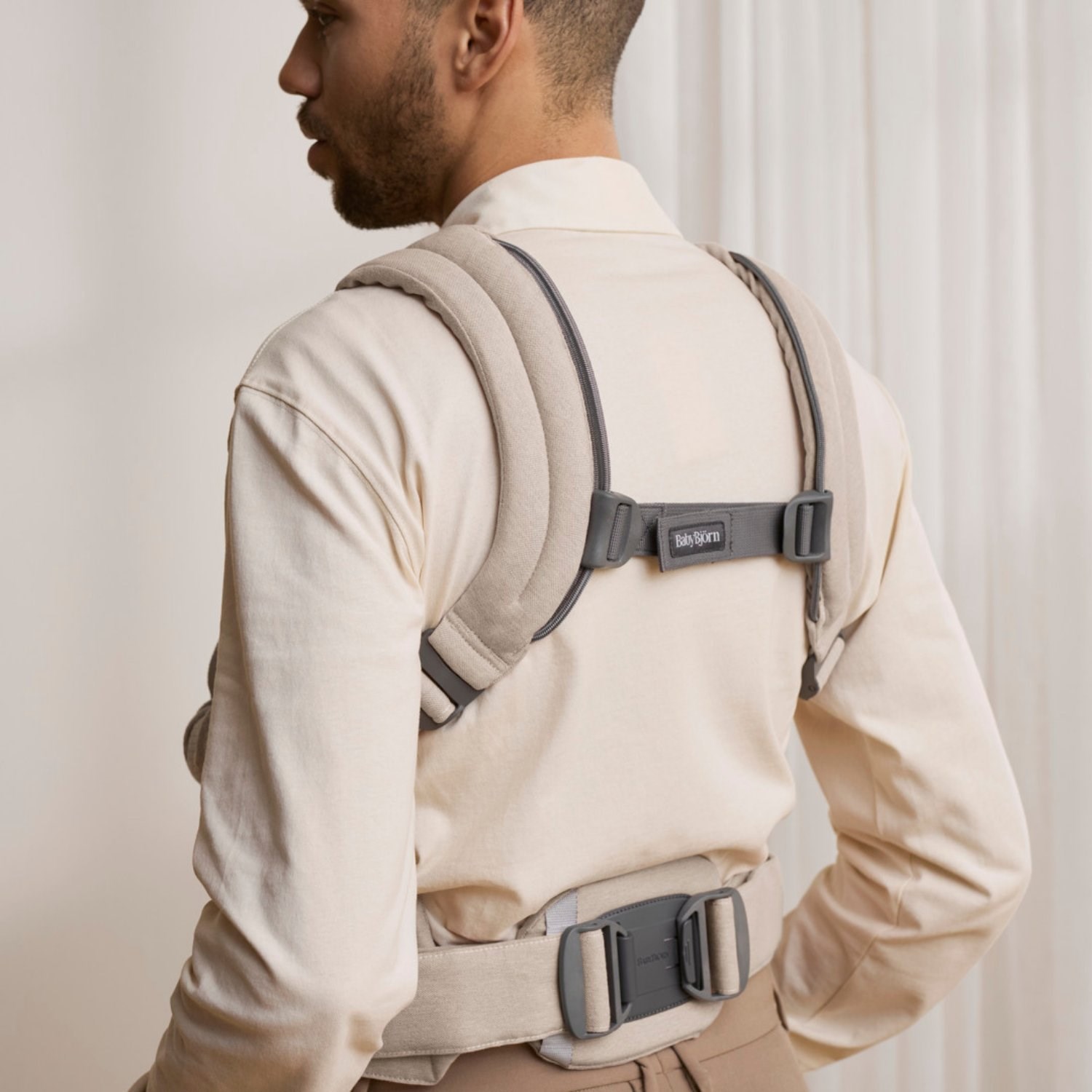 BabyBjörn Kanguru Harmony Woven Melange Light Beige
