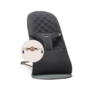 BabyBjörn Black   White Oyuncaklı Bliss Ana Kucağı Woven Black
