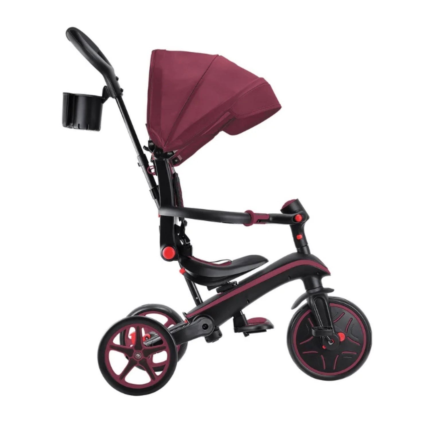 Globber Explorer 4 in 1 Katlanabilir Bisiklet 732 Bordo