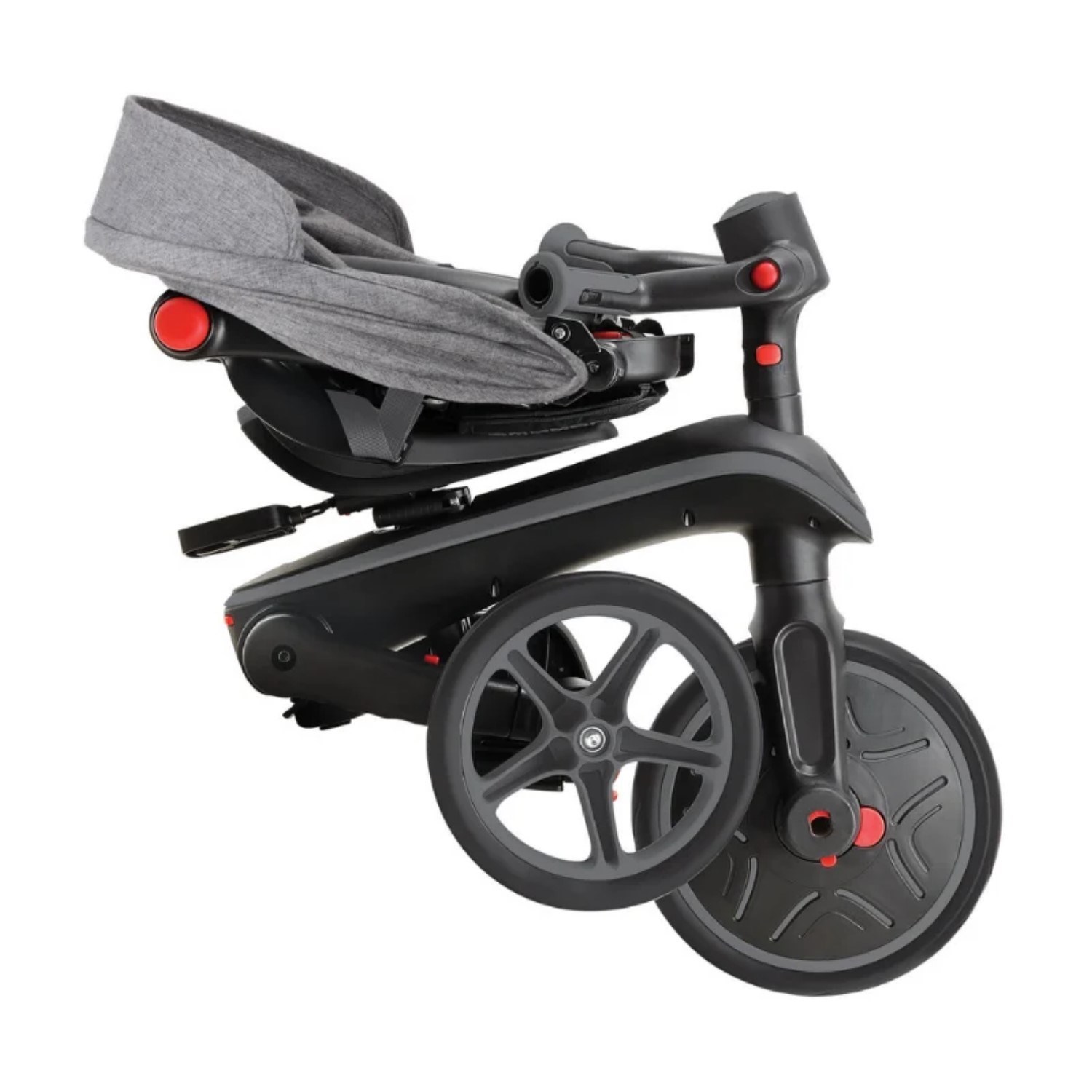 Globber Explorer 4 in 1 Katlanabilir Bisiklet 732 Siyah-Gri
