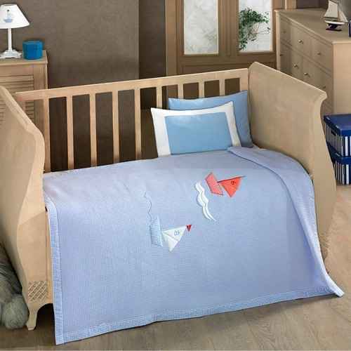 Kidboo Blue Marine 4 Parça Bebek Pike Takımı 