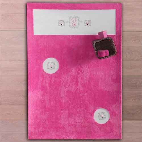 Kidboo Rabitto Pink Bebek Odası Halısı 120x180 
