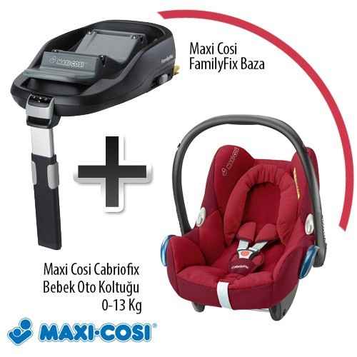 Maxi Cosi Cabriofix+ Family Fix Baza Robin Red